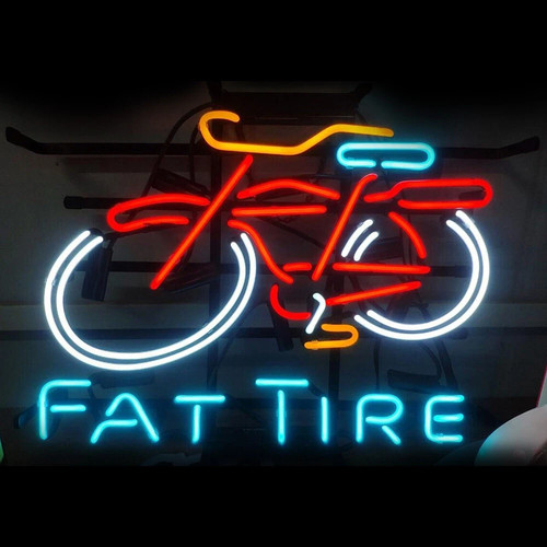 X16 fat tire neon - 20"x16", sign